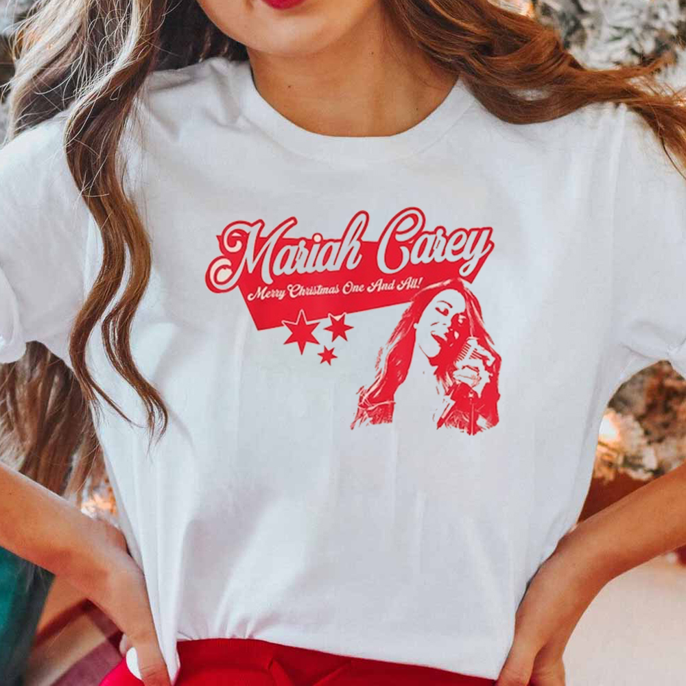 Mariah Carey Merry  One All Tour Stars All I Want For  Shirt